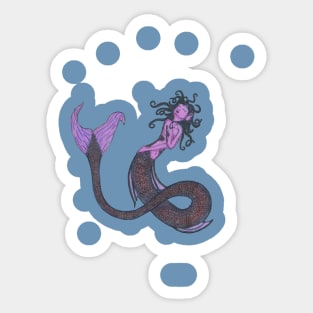 Watery Embrace Sticker